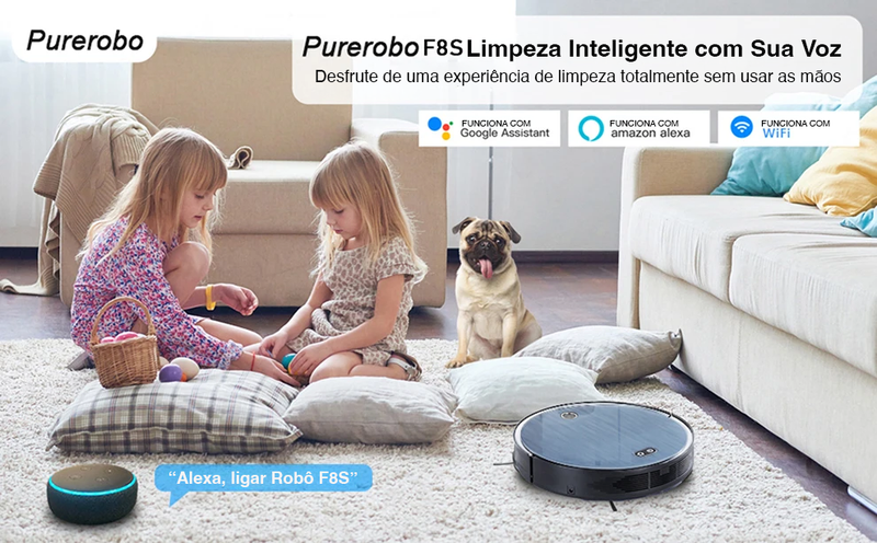 Aspirador de Pó Robô PUREROBO F8S