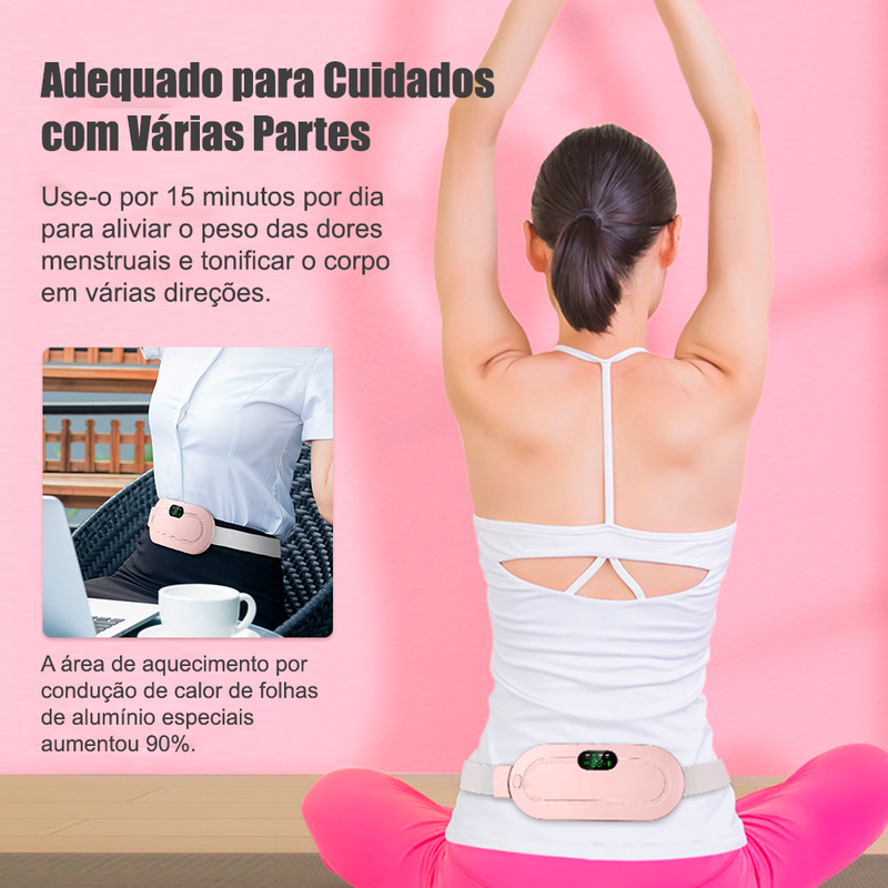 FemmeCalm - Massageador Térmico para Cólica Menstrual