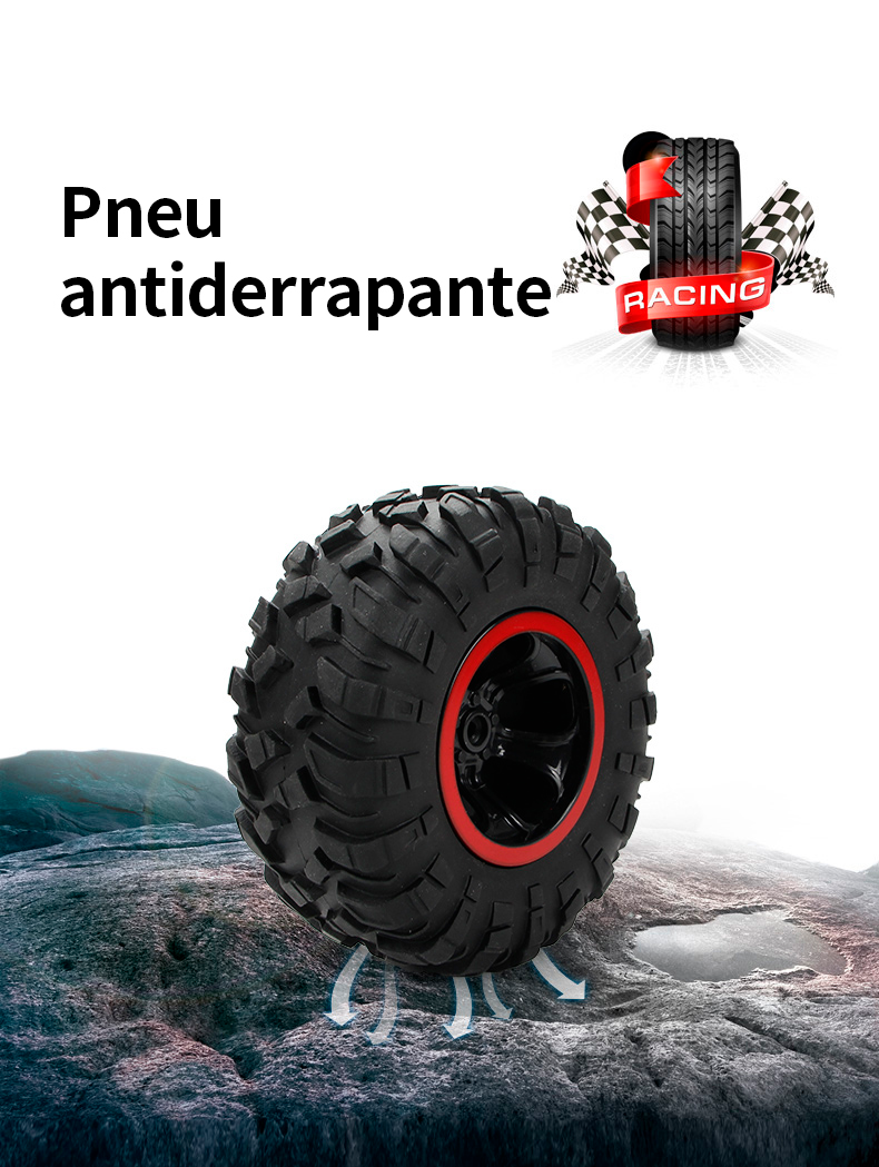 Carro de Controle Remoto Off-Road 1:12 / 1:16 4WD