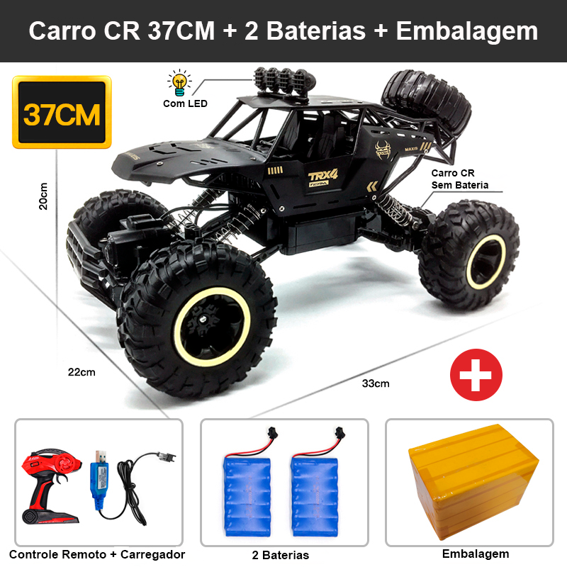 Carro de Controle Remoto Off-Road 1:12 / 1:16 4WD