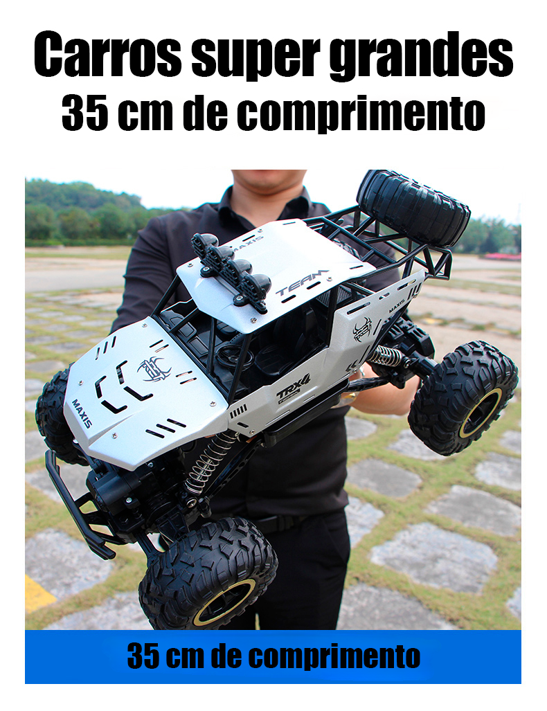 Carro de Controle Remoto Off-Road 1:12 / 1:16 4WD