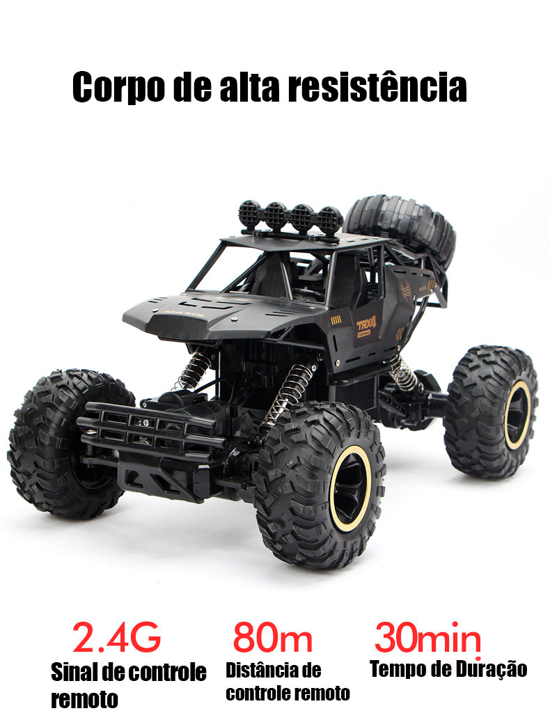 Carro de Controle Remoto Off-Road 1:12 / 1:16 4WD