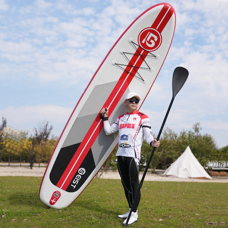 Prancha Inflável de Stand Up Paddle 10'6" 320CM Vermelho