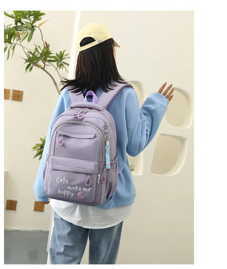 Mochila Escolar Feminina Kawaii