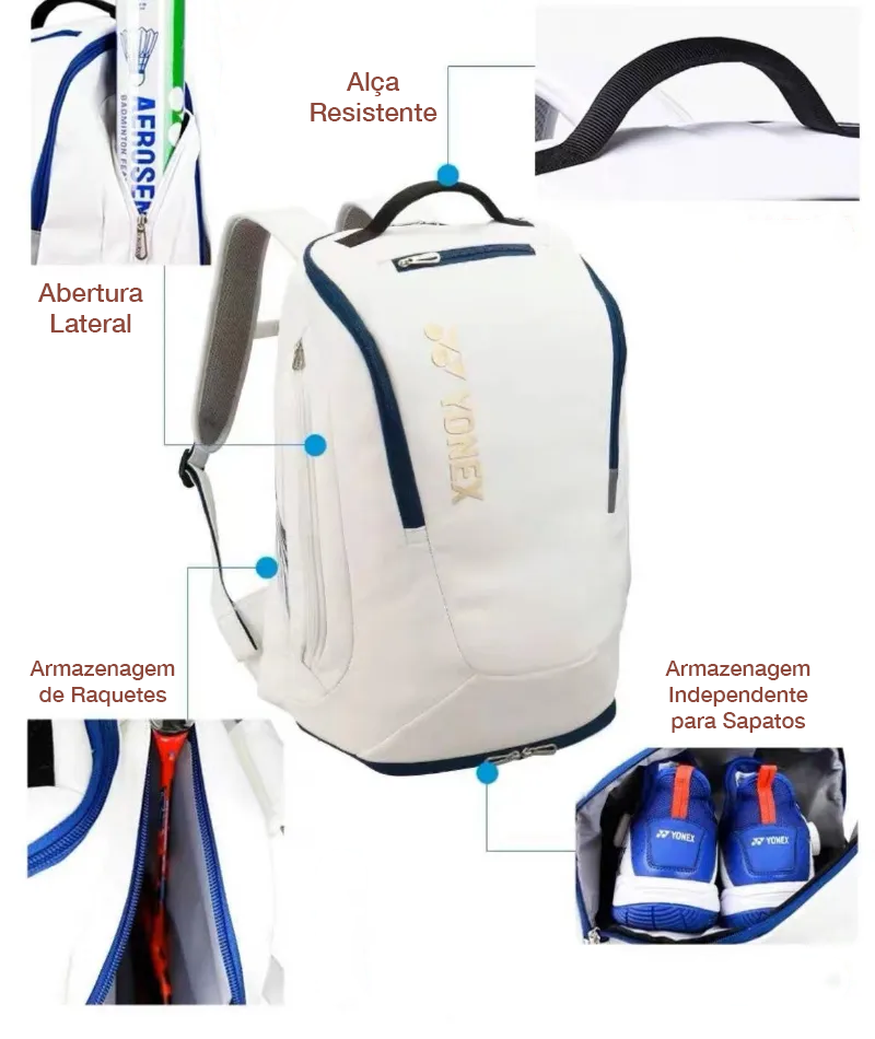 Mochila Raqueteria Beach Tennis Yonex