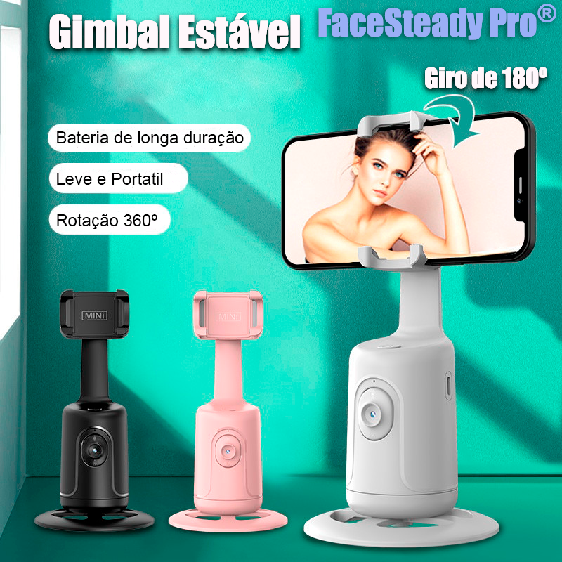 FaceSteady Pro  - Gimbal para Celular com Rastreador de Face