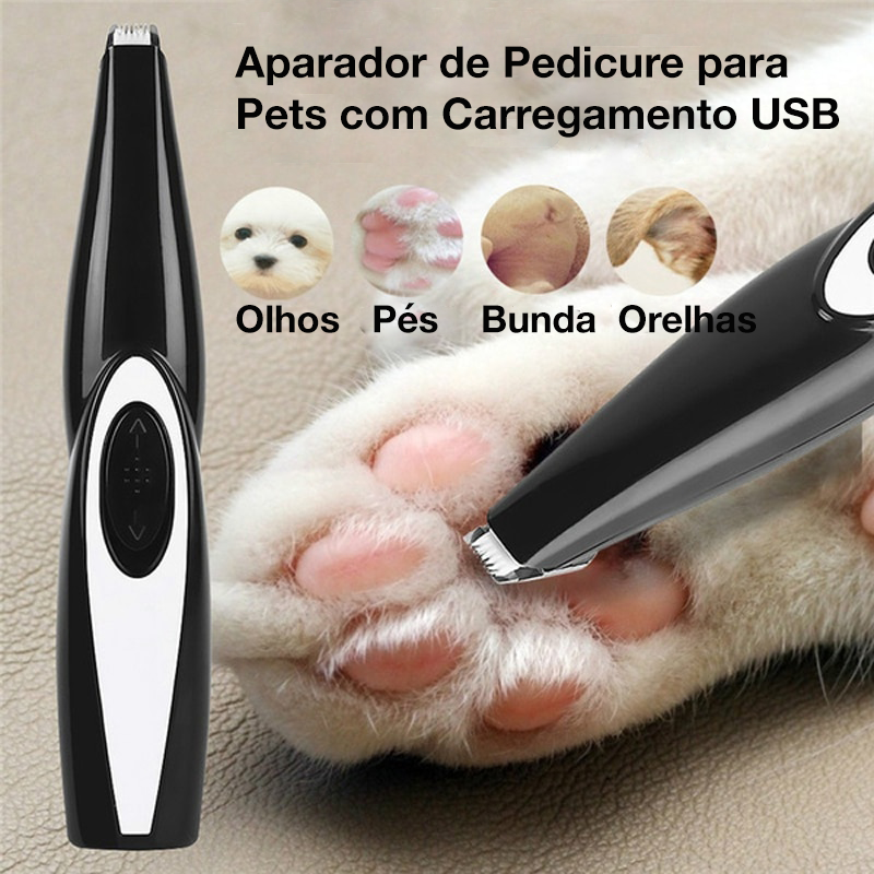 Kit Máquina de Tosa Profissional para cães e gatos recarregável