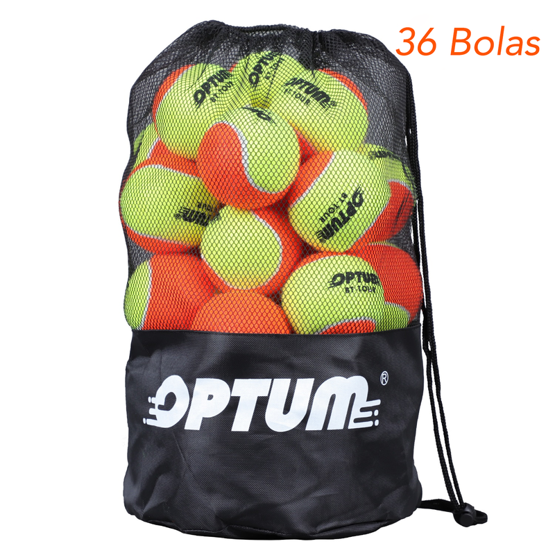 Kit Bolas de Beach Tennis + Bolsa – Optum®