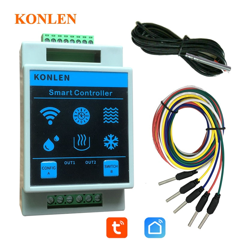 Konlen - Controlador Inteligente de Nível de Água e temperatura (Wi-Fi)